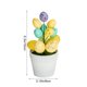 thumbnail image 3 of Uuiauoio Easter Egg Plant for Spring Party Decorations Easter Egg Flower Pot Artificial Colorful Eggs Plant Potted Flower Egg Spotted Eggs, 3 of 8