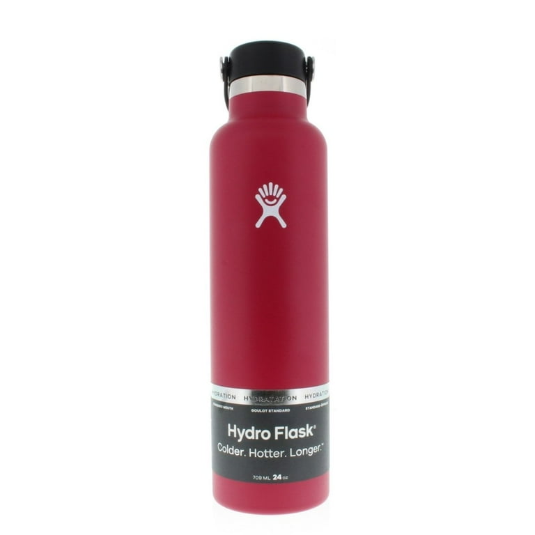 Hydro Flask Standard Mouth Water Bottle Black 24oz - Walmart.com