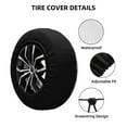 thumbnail image 2 of Fotbe Snake Funda de Llanta de Repuesto con Estampado, Engrosada, Ajuste Universal para Jeep, Remolque, RV, SUV, Camión-14 inch, 2 of 6