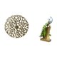 thumbnail image 5 of Escultura Rústica De Pavo Real De Hierro Forjado, Decoración De Pared, Placa Colgante 3D, Estatua De Animal, Adorno Para Oficina, Sala De Estar, Escritorio, Entrada, Mesa, Centro De Mesa,, 5 of 8