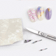 thumbnail image 4 of Bienvenido Papel de uñas Papel de vidrio roto Película de uñas Pegatinas holográficas para uñas Calcomanías de uñas láser Decoración de uñas DIY para mujeres y niñas, 4 of 5