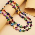thumbnail image 3 of Multi Color Shell Chips Glass Beaded Necklace for Women Jewelry Birthday Gifts for Women Size 47" Birthday Gifts, 3 of 7