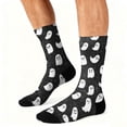 thumbnail image 5 of Kamentoy Unisex Breathable Comfortable Fit Mid-Calf Socks with Halloween Print for Men and Women, 5 of 6