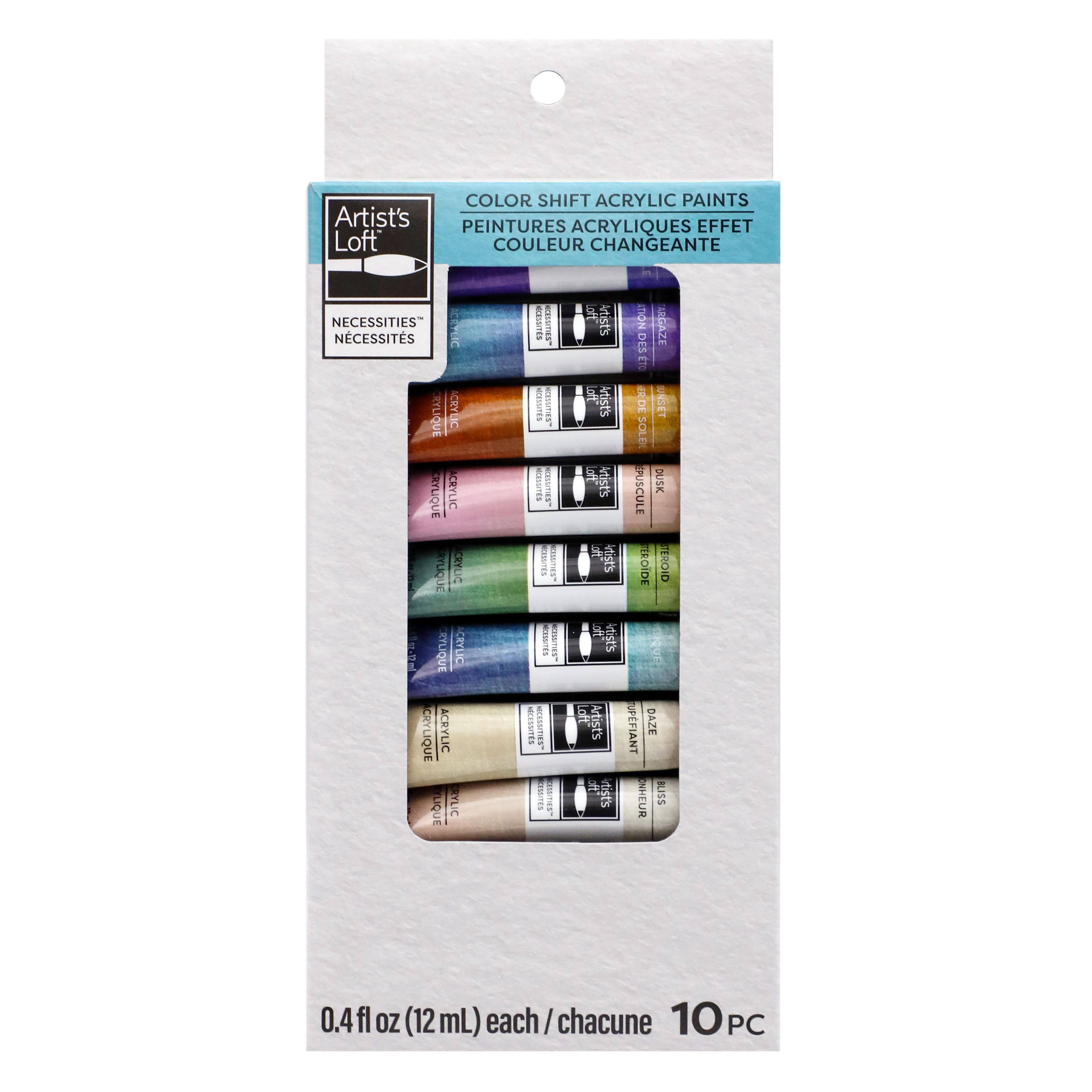 Artist's Loft Necessities Color Shift Acrylic Paints, 80 Total (8 Packs of 10)