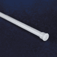 thumbnail image 5 of 16 Small Tension Rods 15.7 Inch to 28 Inch Spring Extendable Curtain Curtain Shower Curtain Telescopic Rod White, 5 of 8
