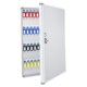 thumbnail image 1 of Caja organizadora de almacenamiento para llaves, montada en la pared, con ganchos, de aluminio. 96 Posición clave, 1 of 9
