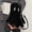 Black, variant on White Ghost Shaped Crossbody Bag, Novelty PU Shoulder Purse for Women and Teens, Halloween Parties and Cosplay
