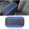 thumbnail image 1 of LAICAIW Car Center Console Cover, Universal Leather Waterproof Armrest Seat Box Cover Protector, Comfortable Car Decor Accessories Fit for Most Cars, Vehicles, SUVs -Blue, 1 of 7