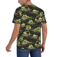 thumbnail image 2 of KLL Light Green Excavator for Men's Baseball Shirts,Short Sleeve Casual Shirts Button Down Shirt for Men Beach Summer Wedding Shirt-XX-Large, 2 of 7
