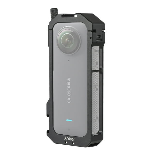 Andoer Video Cage,Camera Video Aluminum Video Aluminum Alloy Camera Compatible With Aluminum Alloy With Dual Cold Metal With Dual Cold Panoramic Camera Video Frame Camera Dsfen Qisuo Camera X3