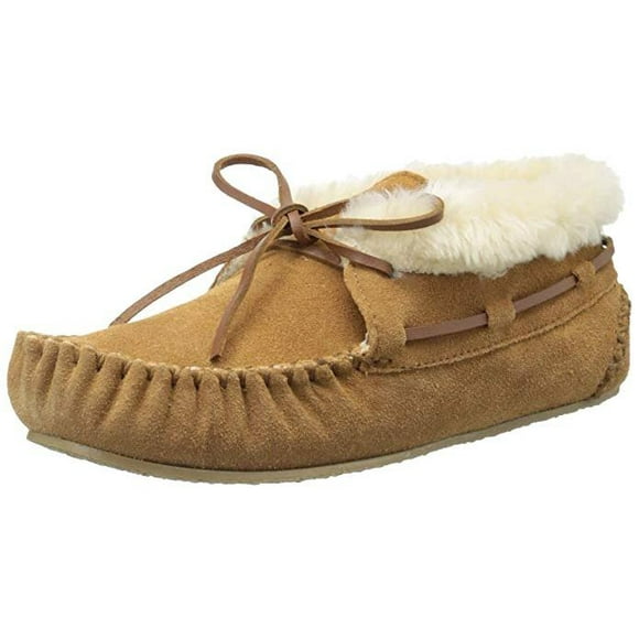 Minnetonka Womens Chrissy Bootie Moccasin Slipper - Cinnamon - Size 7