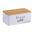 thumbnail image 2 of Abbracc Bread Box Bin Airtight Bread Storage Container for Coffee Shop Bakery Pantry white, 2 of 9