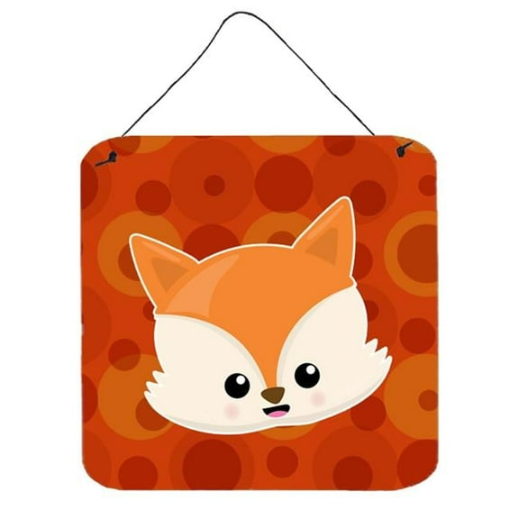 Baby Fox Face Polkadots Wall or Door Hanging Prints