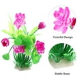 thumbnail image 3 of Unique Bargains 1pcs Fish Tank Aquarium Decorations Plants White Purple 8.27" PE Ceramics Plants for Aquarium Decor, 3 of 7