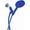 Blue, variant on Sproos! - Handheld Showerhead, High Pressure Performance, Pink