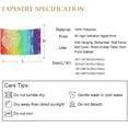 thumbnail image 4 of GZHJMY Tapestry Rainbow Watercolor Heart Tapestry Wall Hanging Decorative Wall&nbsp;Blanket&nbsp;Bedding Tapestry for Bedroom Living Room Dorm 80"x60" Gift Decor, 4 of 7