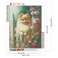 thumbnail image 2 of Pintura de Diamante 5D Wdftyju DIY Taladro Redondo Completo Flor Señorial Decoración del Hogar 30x40cm, 2 of 9