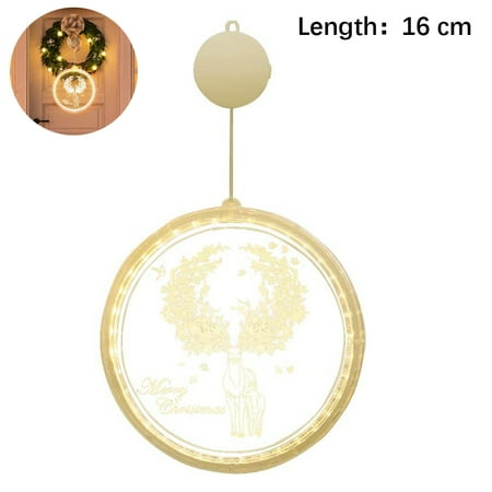 

Christmas Decorative String Lights for Windows Christmas Acrylic LED Night Lights for Kids Christmas Birthday Gifts Home Decoration Windows Pathway Patio Bedroom
