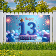 thumbnail image 5 of Colorful Design Happy 13 Birthday Banner Decorative Theme Decorative Design for Teen Party Birthday Celebration Indoor Use, 5 of 6
