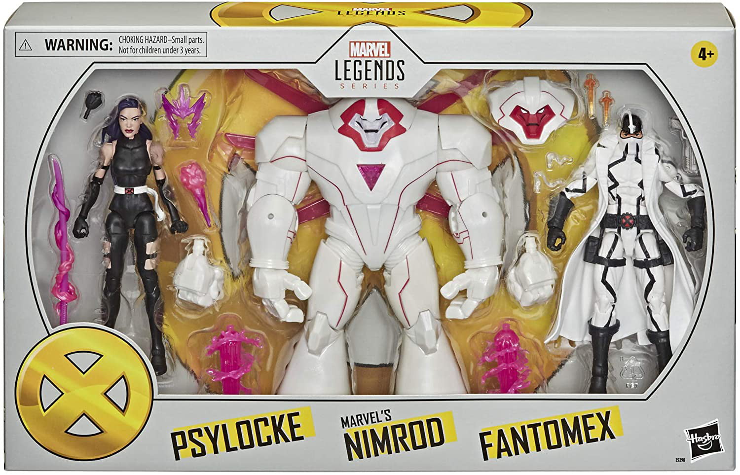 Hasbro Marvel Legends Psylocke Nimrod and Fantomex 3 Figures for sale online 