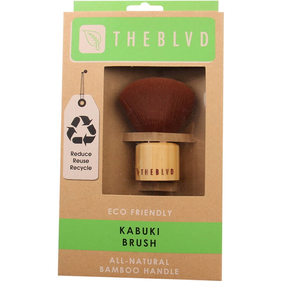 The BLVD All Natural Bamboo Kabuki Brush