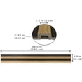 thumbnail image 2 of Concord Panels | Faux Wood Slat - Pickled Oak | Waterproof Slat Panel | 94.5” x 4.8” Each | Wood Wall Panels for Interior Decor CO100-109 (Pack of 6 - 18.9 sqft), 2 of 5