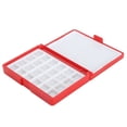 thumbnail image 1 of Boîte d'Aquarelle Portable, Boîte d'Aquarelle Vide à Plusieurs Compartiments 2 Pcs Compacte et Portable pour Peintures Acryliques et Rouges à Lèvres, 1 of 7