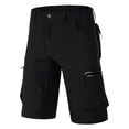 thumbnail image 3 of Hessimy Men's Hybrid Golf Dress Shorts Lightweight Quick Dry Casual with Flat Front Inseam and Pockets,dress golf(Black,XXXL), 3 of 3