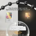 thumbnail image 5 of Tie Dye Colorful 2 Pack LED Motion Sensor Night Light Plug into Wall Auto Dusk to Dawn Adjustable Brightness for Kids Bedroom Hallway Nursery Room, 5 of 7