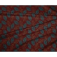 thumbnail image 4 of oneOone Polyester Lycra Fabric Leaves Block Print Fabric BTY 56 Inch Wide, 4 of 4