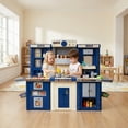 thumbnail image 4 of Rayocon 3-in-1 Kids Play Kitchen Sets,Kitchen Playset with Simulated Spray & Sounds & Lights,Toddler Cooking Toy for Boys Girls Ages 3+, 4 of 9