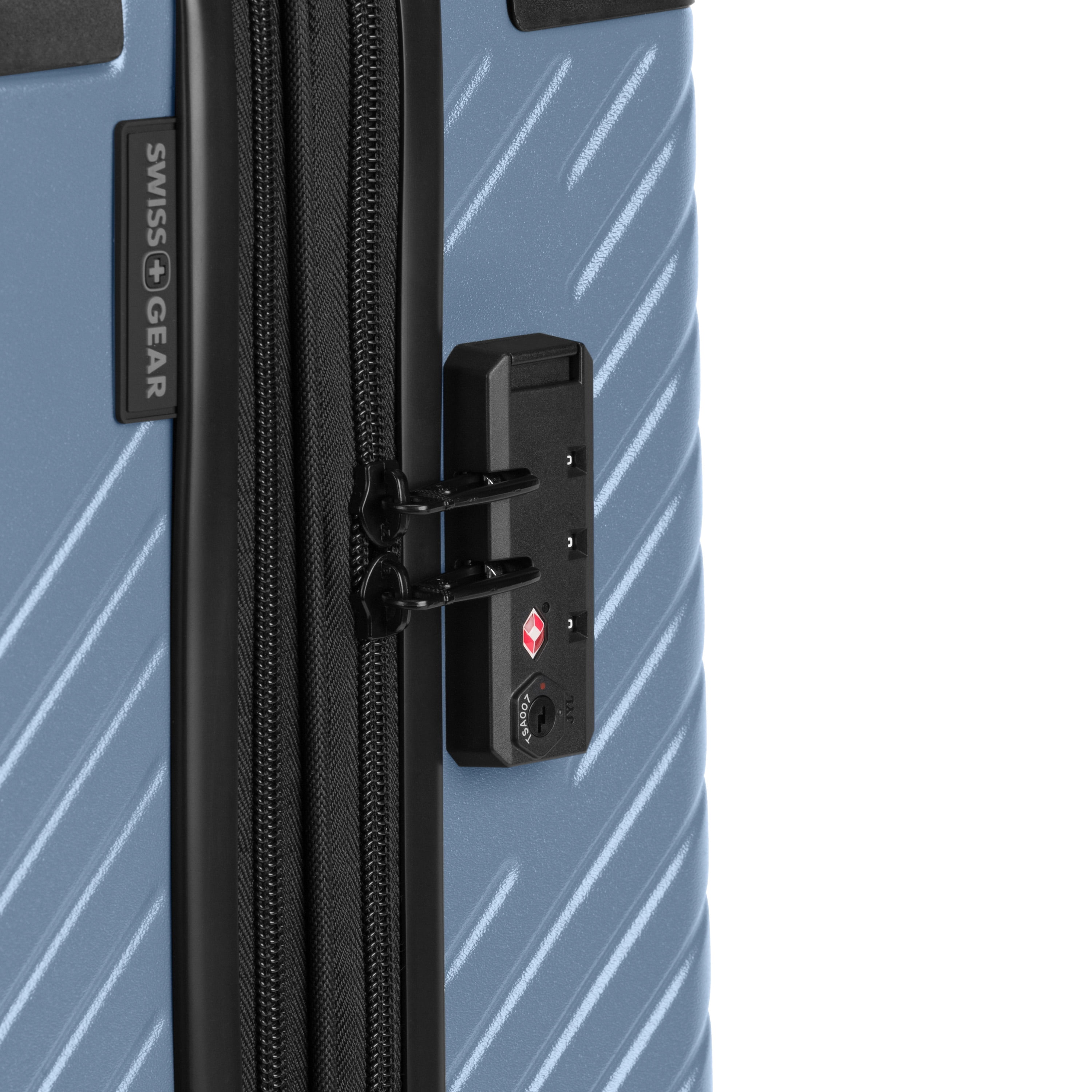 SWISSGEAR Edge Hardside Carry-On Spinner, Slate Blue