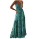 thumbnail image 1 of Vestido largo sin mangas con cuello en V y estampado informal de verano para mujer a la moda Fridja  hj5789, 1 of 8