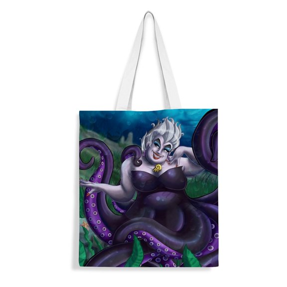 Ursula canvas Tote Bag Handbag: Women’s chic shopping tote, great for groceries, with a reusable design and inner zipper, measuring 13.8 x 15.8 inches (35x40cm).