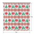 thumbnail image 5 of Shower Curtain for Bathroom Funny Christmas Bathroom Curtain Durable Modern Bath Curtain Hooks Included,72x72Inch, 5 of 5
