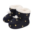 thumbnail image 1 of EDFBUYKRS Chaussures pour Bébé Bottes Courtes Chaudes Chaussures Mode Imprimé Non Respirantes, 1 of 4