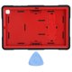 thumbnail image 1 of Fundas para tabletas, luz suave, varios colores, funda protectora con manos libres para computadora Galaxy Tab A7, color rojo, 1 of 5