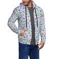 thumbnail image 2 of Naloa Cartoon Animals Men’s Hoodies, Zip up Hoodie, Sweatshirts,Hoodies for Men Sizes S-3XL-Medium, 2 of 5