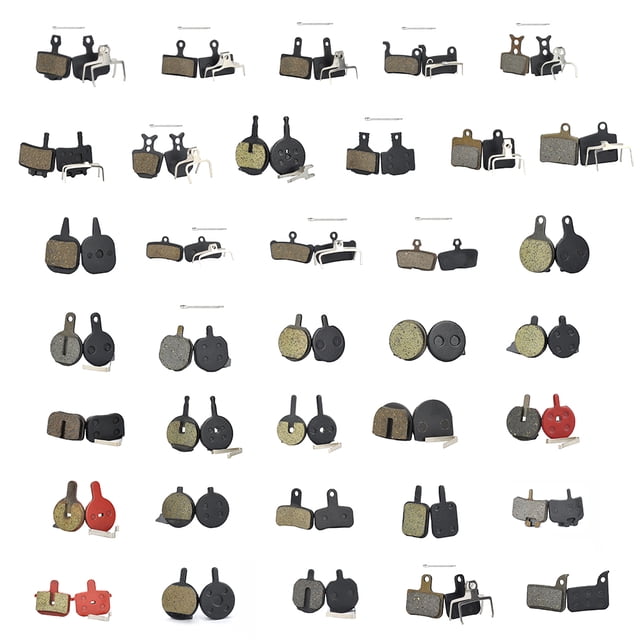 VONKY Bike Brake Pads Sturdy Disc Parts Replacement Components Bicycles Fittings Bike Replace Part Semi-Metallic Cycling Braking Pad Type 25