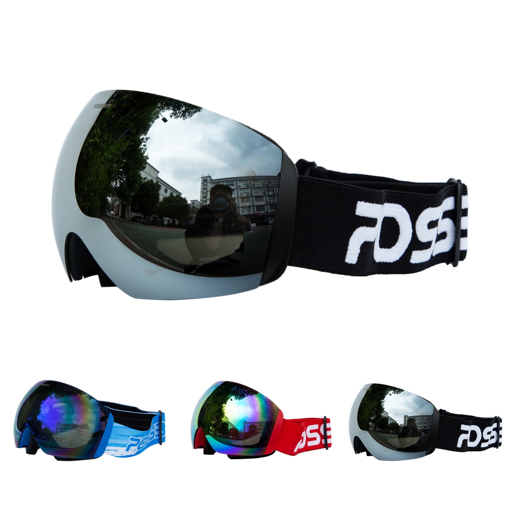Details about   Professional Ski Goggles Double Layers UV400 Anti-Fog Skiing Glasses Snowboard 