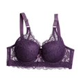 thumbnail image 6 of Bxsruta Women's Lace Longline Underwire Bra Everyday Support Adjustable Straps, 6 of 6