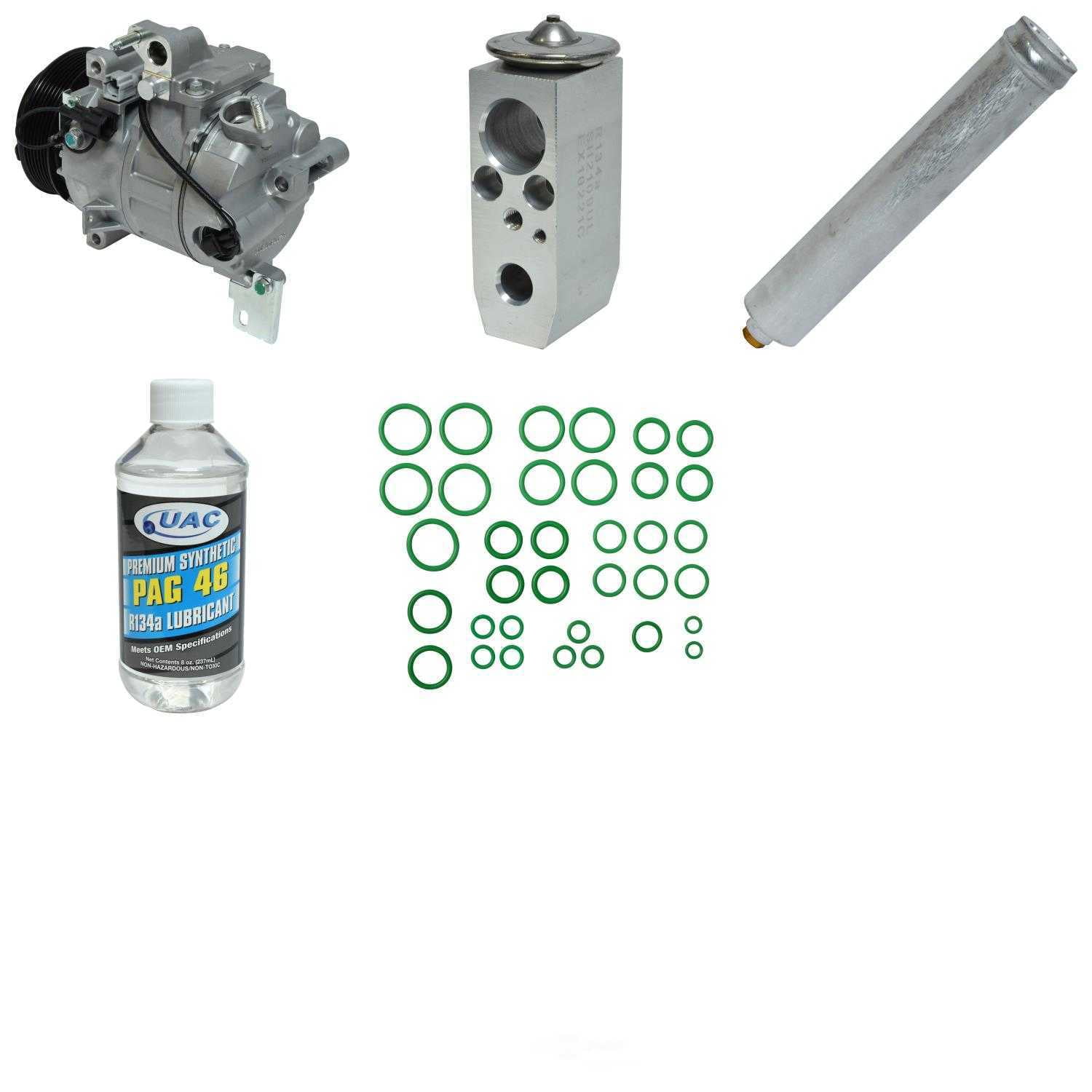 A/C Compressor and Component Kit -- Compressor Replacement Kit Fits select: 2007-2008 INFINITI G35, 2008-2009 INFINITI EX35