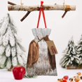 thumbnail image 6 of Fuzoiu Yak Print Christmas Gift Bag,Burlap Gift Bag with Drawstring Closure & Hang Tag,Perfect for Holidays, Birthdays, and Special Occasions-Small, 6 of 7
