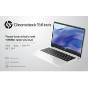 HP 15.6 HD Chromebook Laptop, Intel Pentium Silver N6000, 8GB RAM, 128GB eMMC, Mineral Silver, 15a-na0058wm