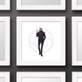 thumbnail image 2 of Gallery Pops Jujutsu Kaisen - Satoru Gojo Wall Art, White Framed Version, 12" x 12", 2 of 5
