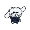 thumbnail image 1 of 1pc Funny Sanrio Cosplay Jujutsu Kaisen Enamel Brooch For Girls, Cute Hello Kitty Kuromi Lapel Pins, Backpack Accessories, 1 of 4