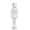 Nutcracker Christmas Decoration#8, variant on Giant Paint-it-Yourself Light-Up LED Nutcracker White Christmas Porch Statue DIY Light Up Nutcracker Ornament for Garden Winter Season Decor