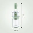 thumbnail image 3 of Premium Olive Oil Dispenser Bottle with Basting Brush, 180ml Glass Kitchen Oil Container with Non-Drip Spout & High Temp Brush for Healthy Cooking, Baking, Grilling(Green),Ccwuwei, 3 of 9