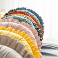 thumbnail image 3 of CSChome Seat Pillow Super Soft Elastic Seat Pillow: Comfortable Touch Full Filling Decorative Round Office Nap Back Support, 3 of 7