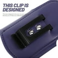 thumbnail image 4 of XIRQI Stethoscope Holder Clip PU Stethoscope Holder Stethoscope Case for Doctors, 4 of 6